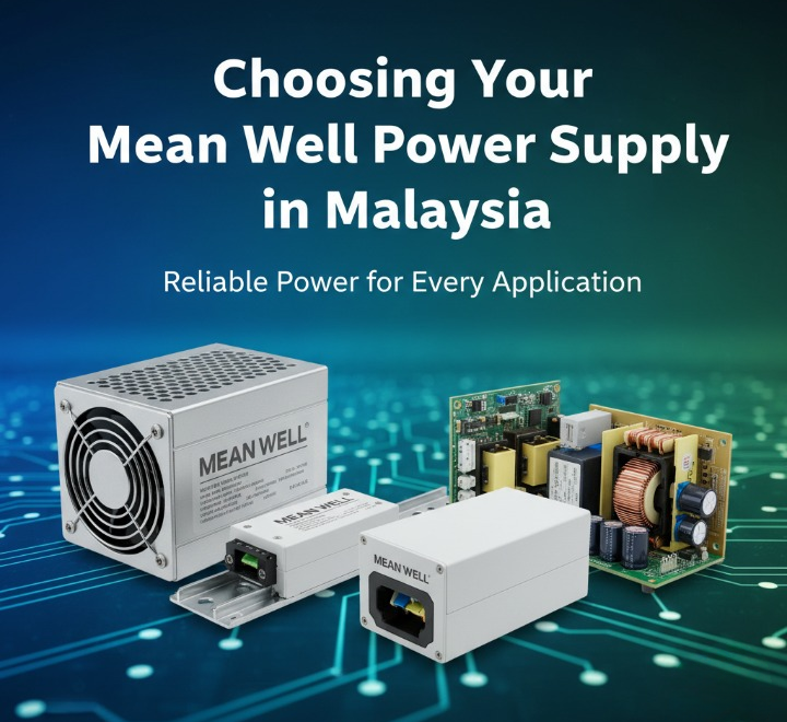 Choosing the right Meanwell power supply in Malaysia for industrial and automation applications